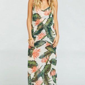 Show Me Your MuMu Hawaiian Print Jolie Maxi Dress